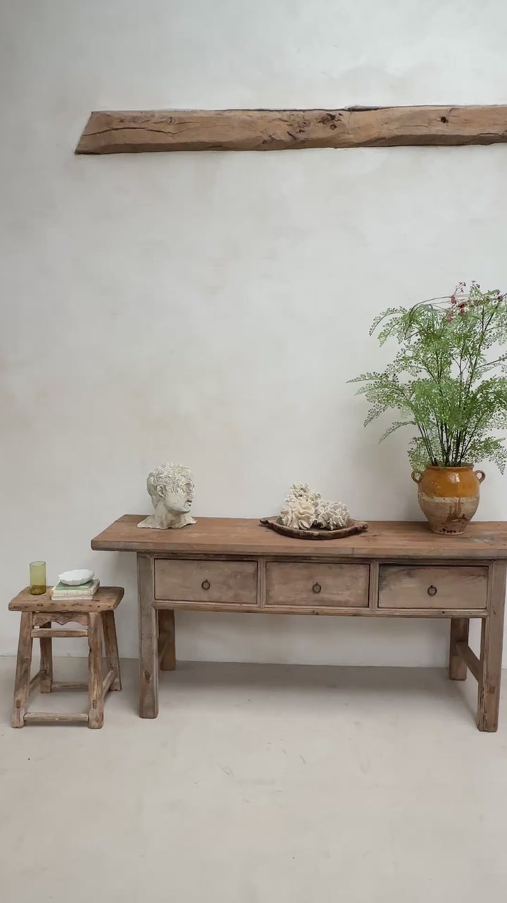 Unique Rustic Antique Console Table Yale