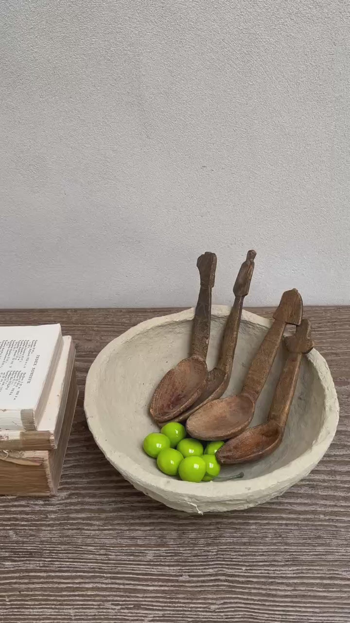 Antique Moroccan Wooden Spoon