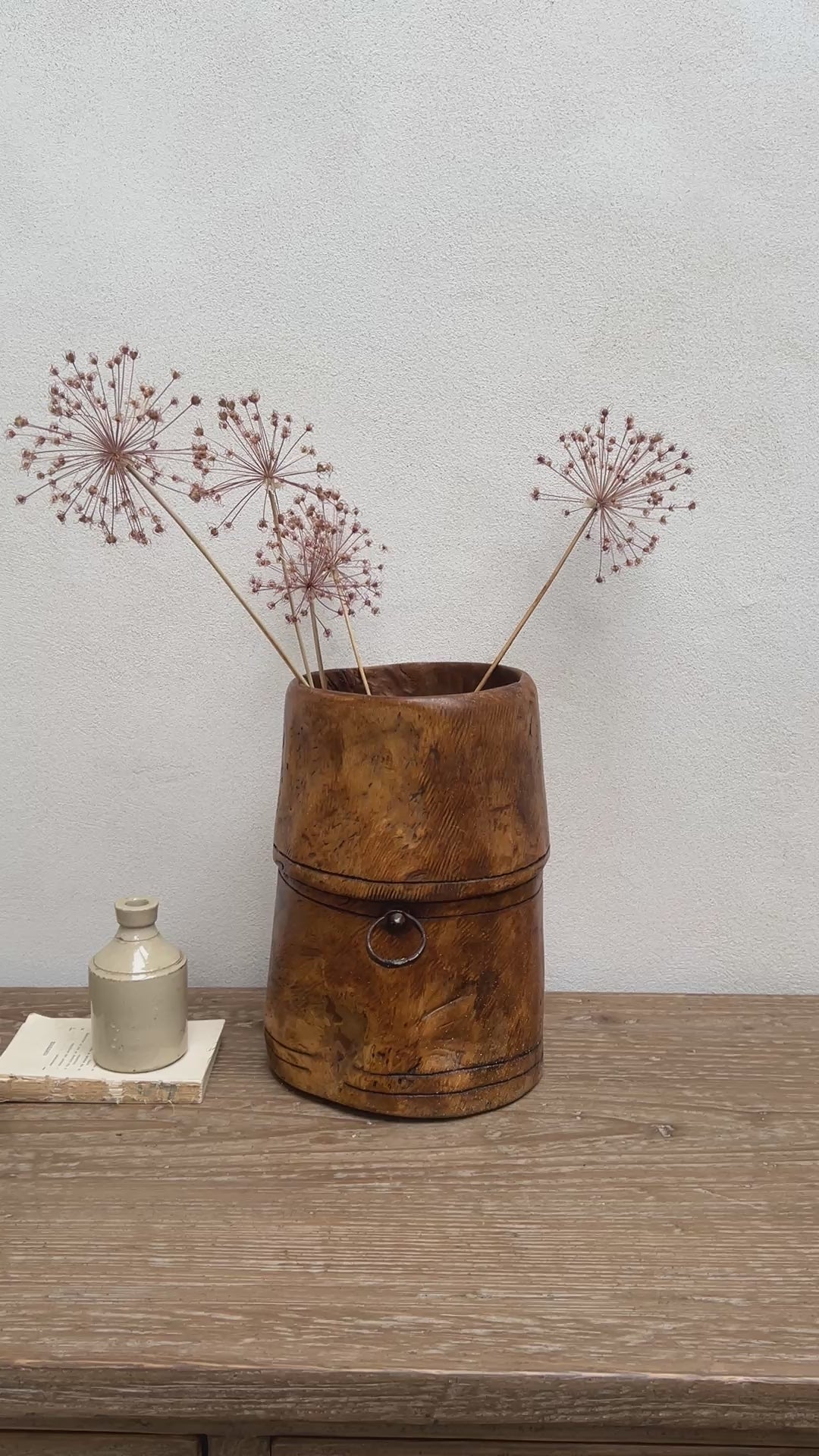 Vintage wooden Grain measure No:2