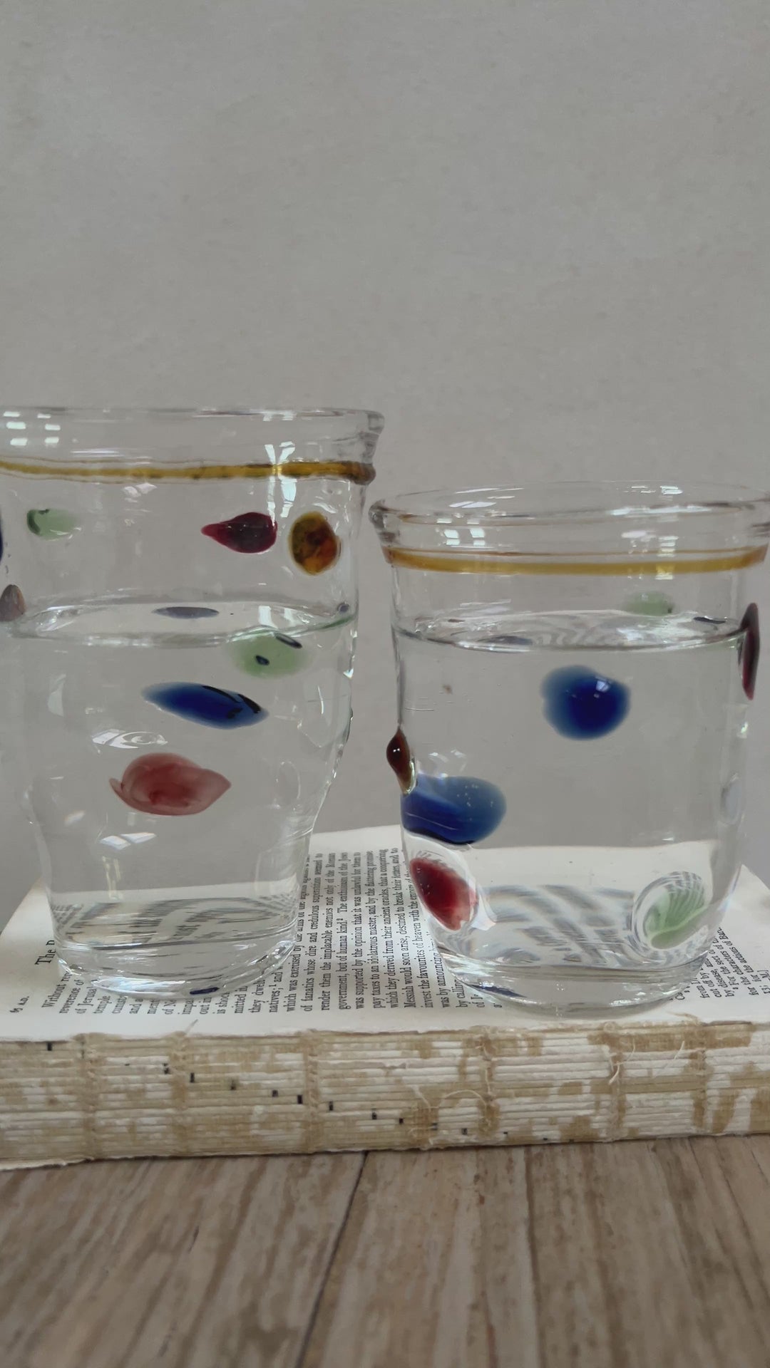 Hand Blown Glass Dots Large