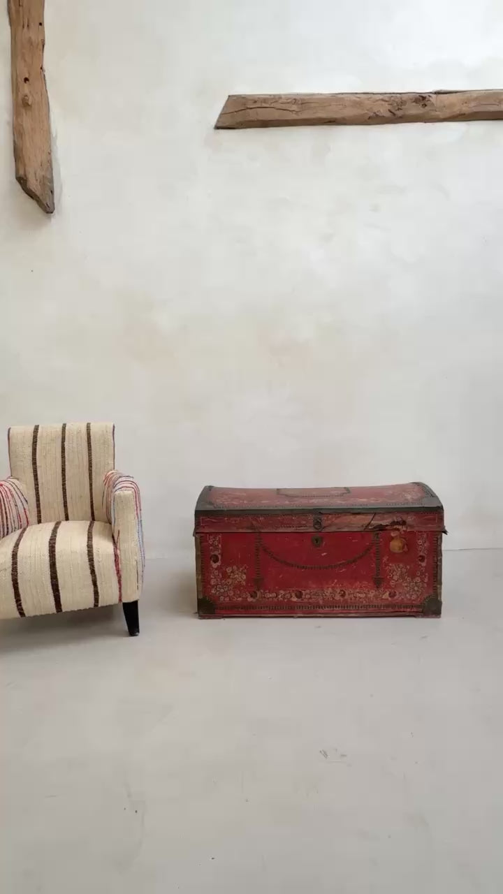 Hand-Painted Antique Wedding Chest | Neo