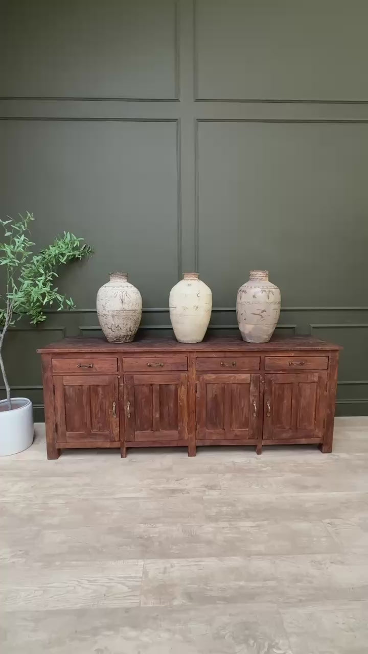 Vintage Dark Wood Sideboard | Vince