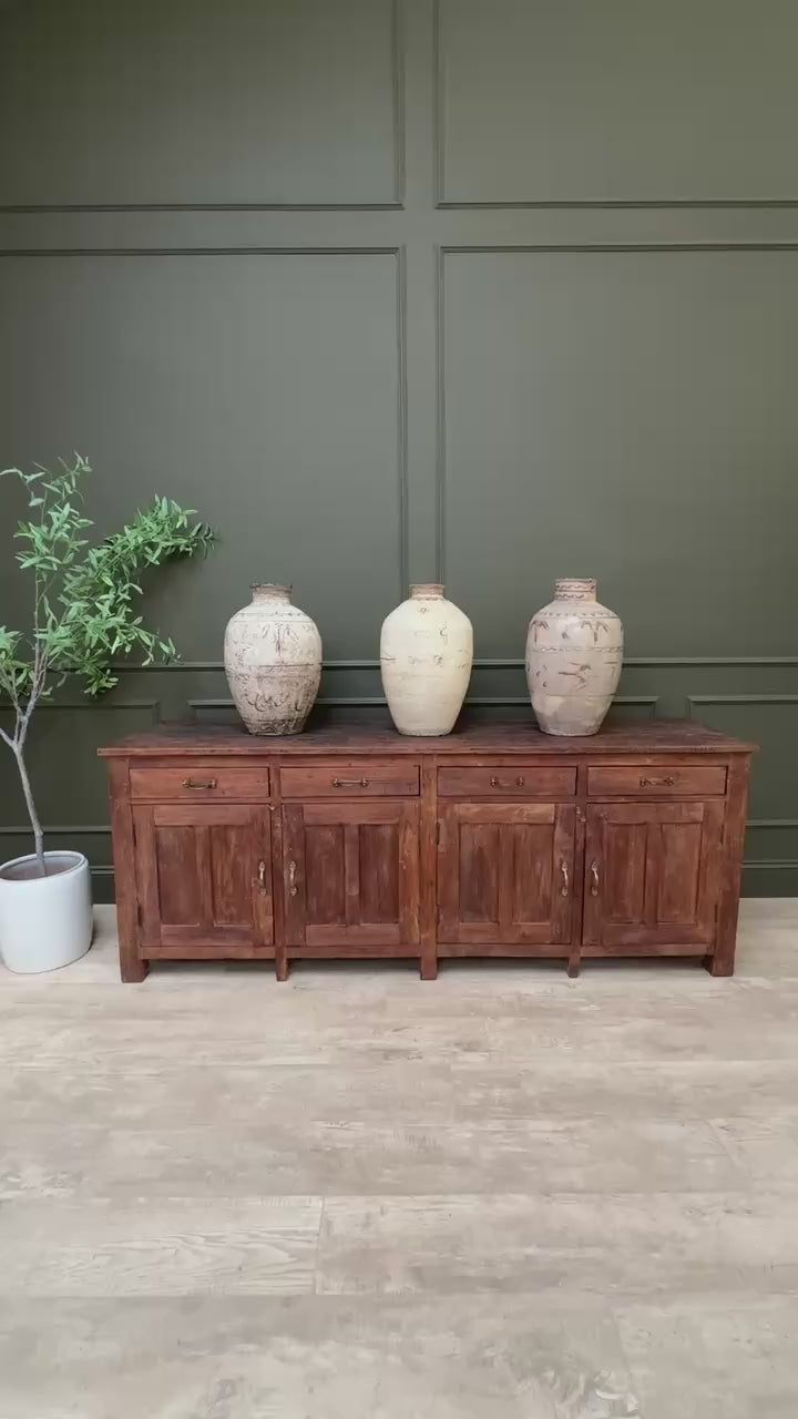 Vintage Dark Wood Sideboard | Vince