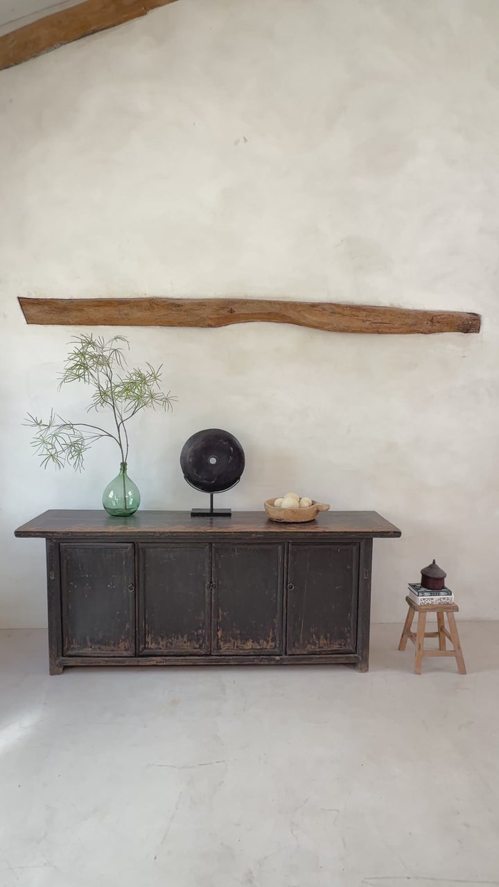 Antique Elm Black Cabinet | Fonteyn