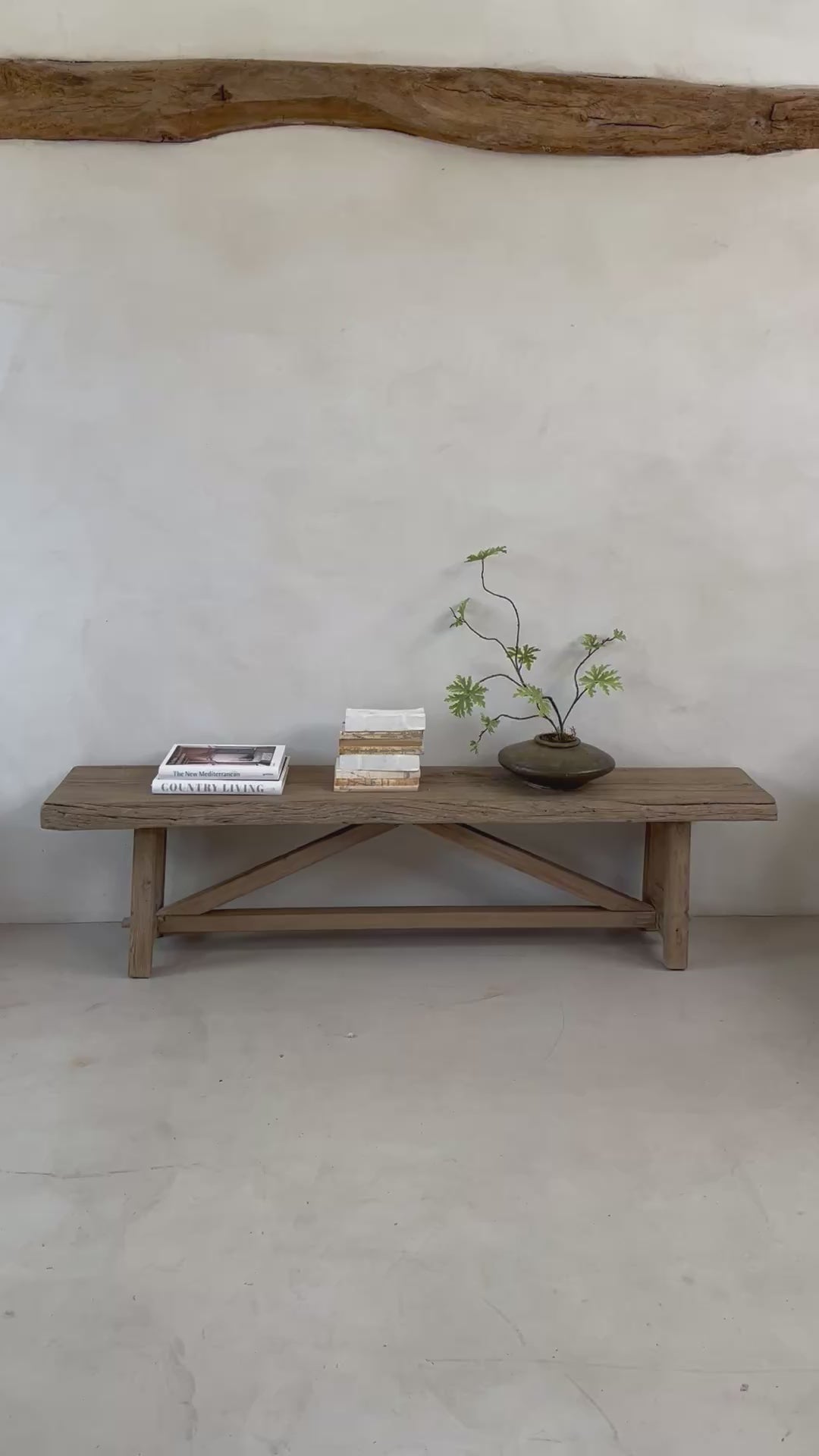Unique Elm Hall Bench | Brooks