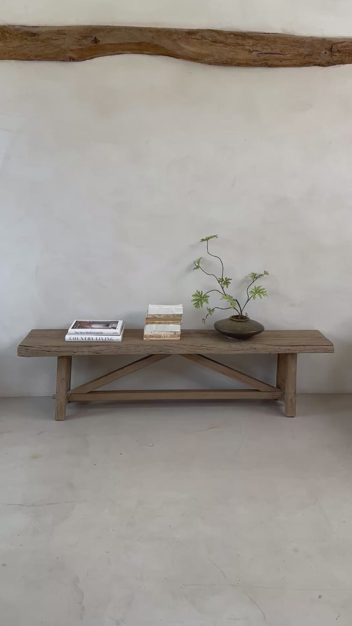 Unique Elm Hall Bench | Brooks
