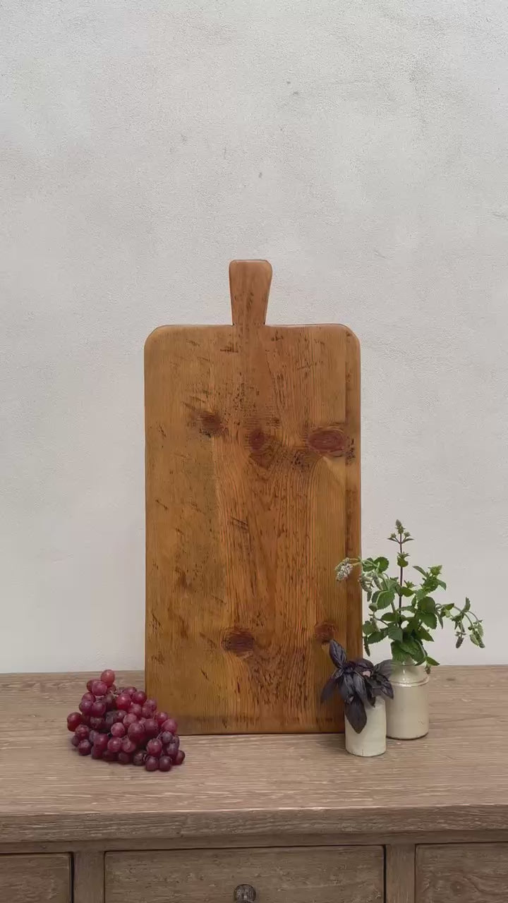 Large Antique Rustic Breadboard (Select from photo)