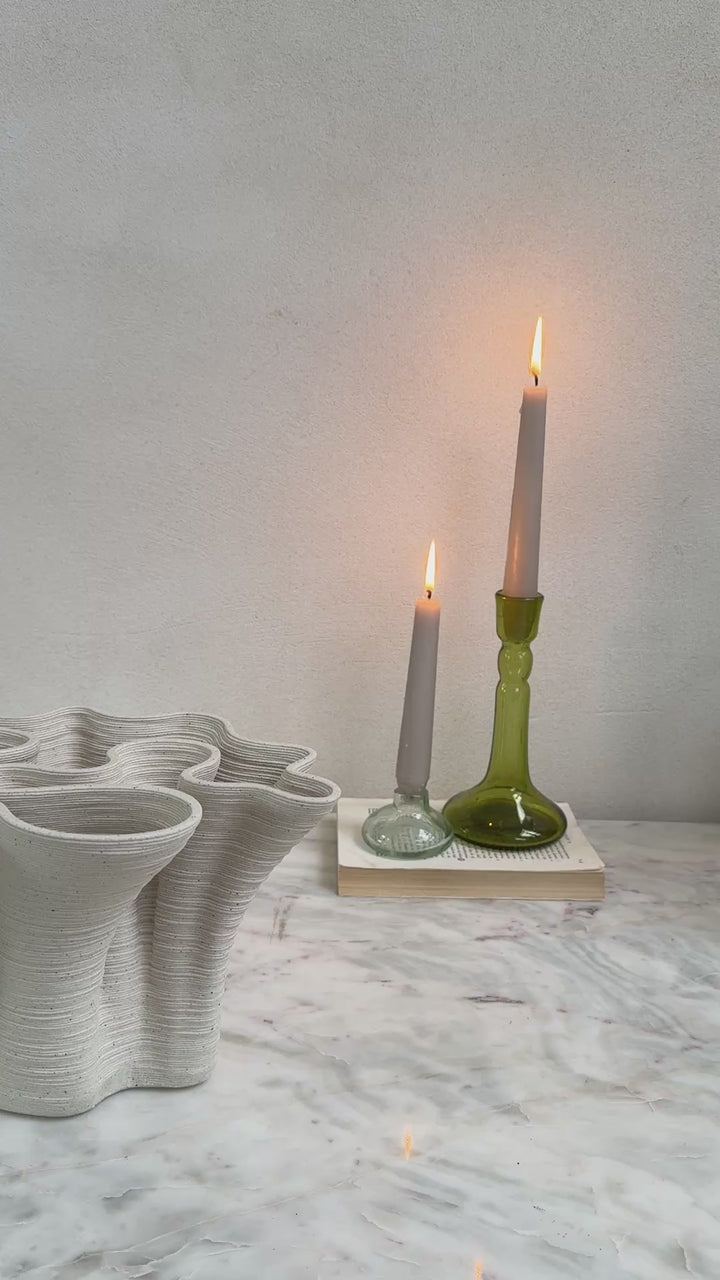 Sculptural Wave Vase