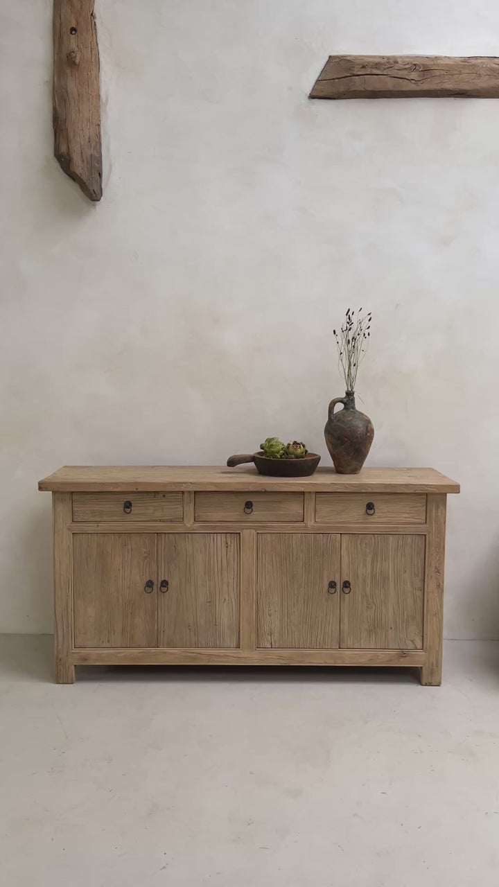 Reclaimed Rustic Elm Sideboard Ashton