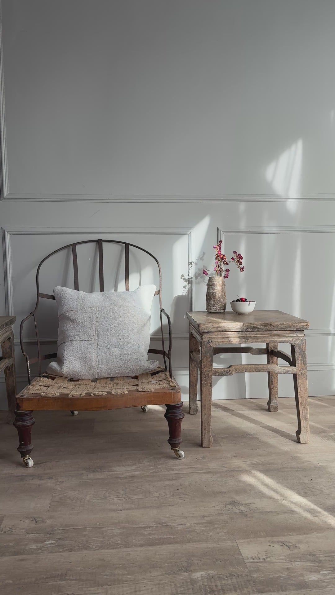 Pair of antique bedside tables | Allegra