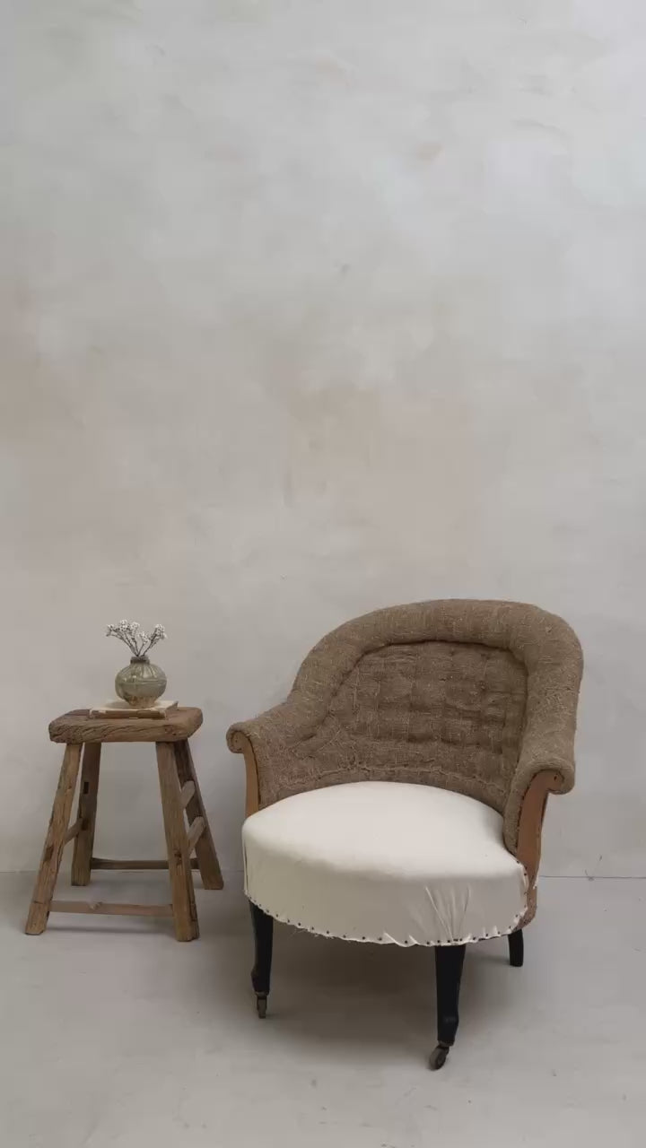 Pair of Antique French Deconstructed Armchairs | Belves