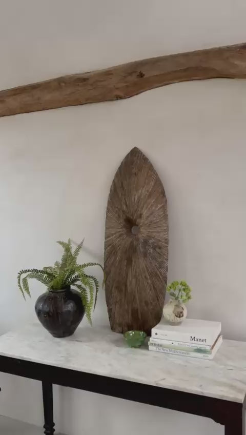 Antique Hand-carved Wooden Panel