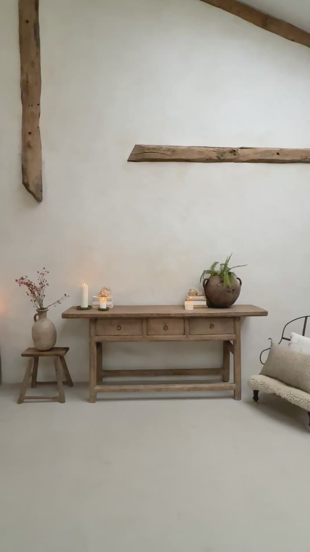 Large Antique Console Table Adcote