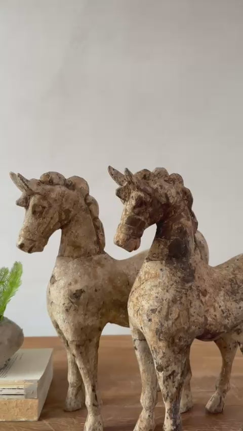 Rustic Primitive Wooden Horse | Atlas