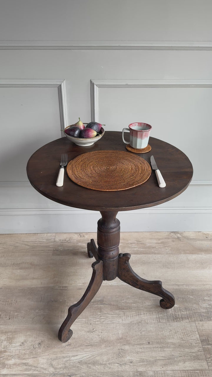 Hand woven fine rattan placemat