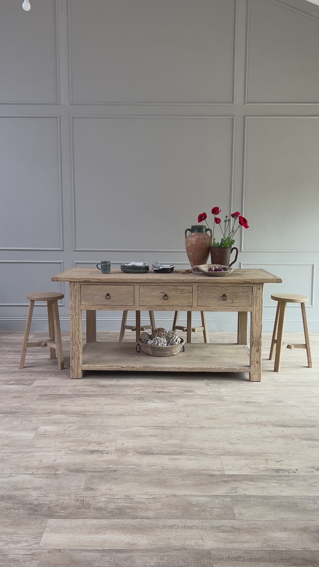 Reclaimed Kitchen Island Durham