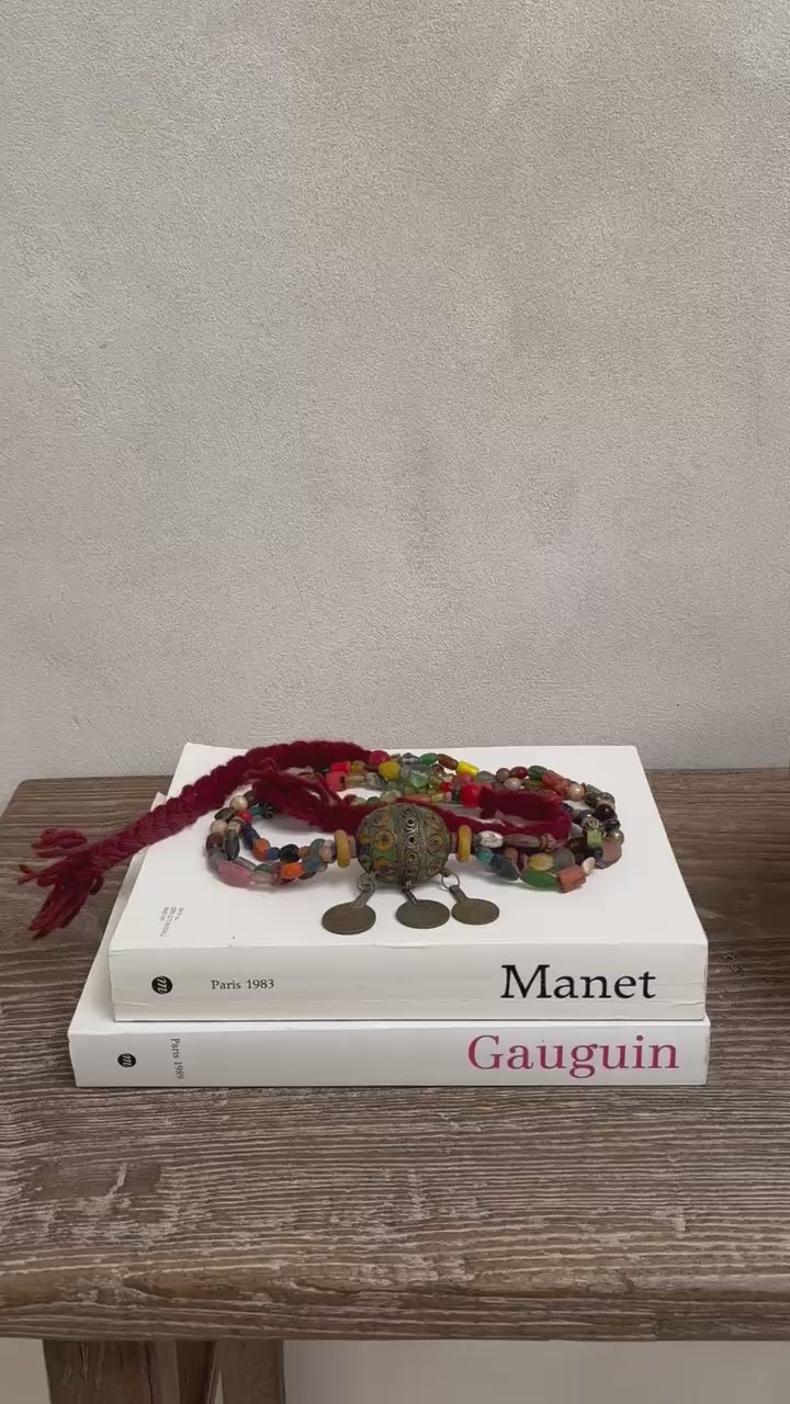 Antique Moroccan Beaded Necklace | No5