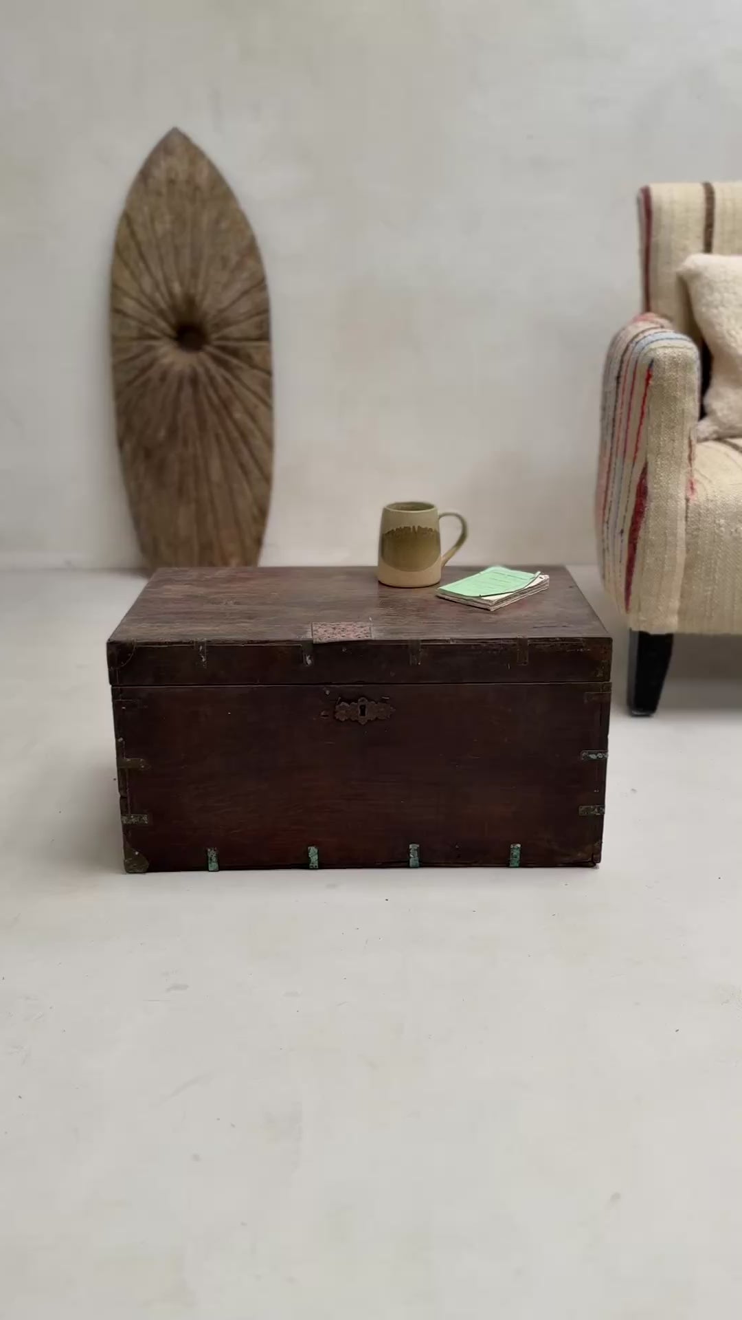 Small Antique Blanket Box | Esther