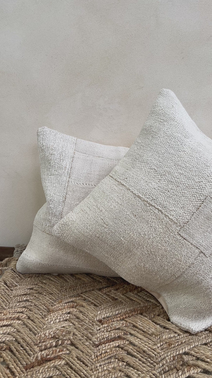 Patchwork vintage cushion stone | Sibel g 