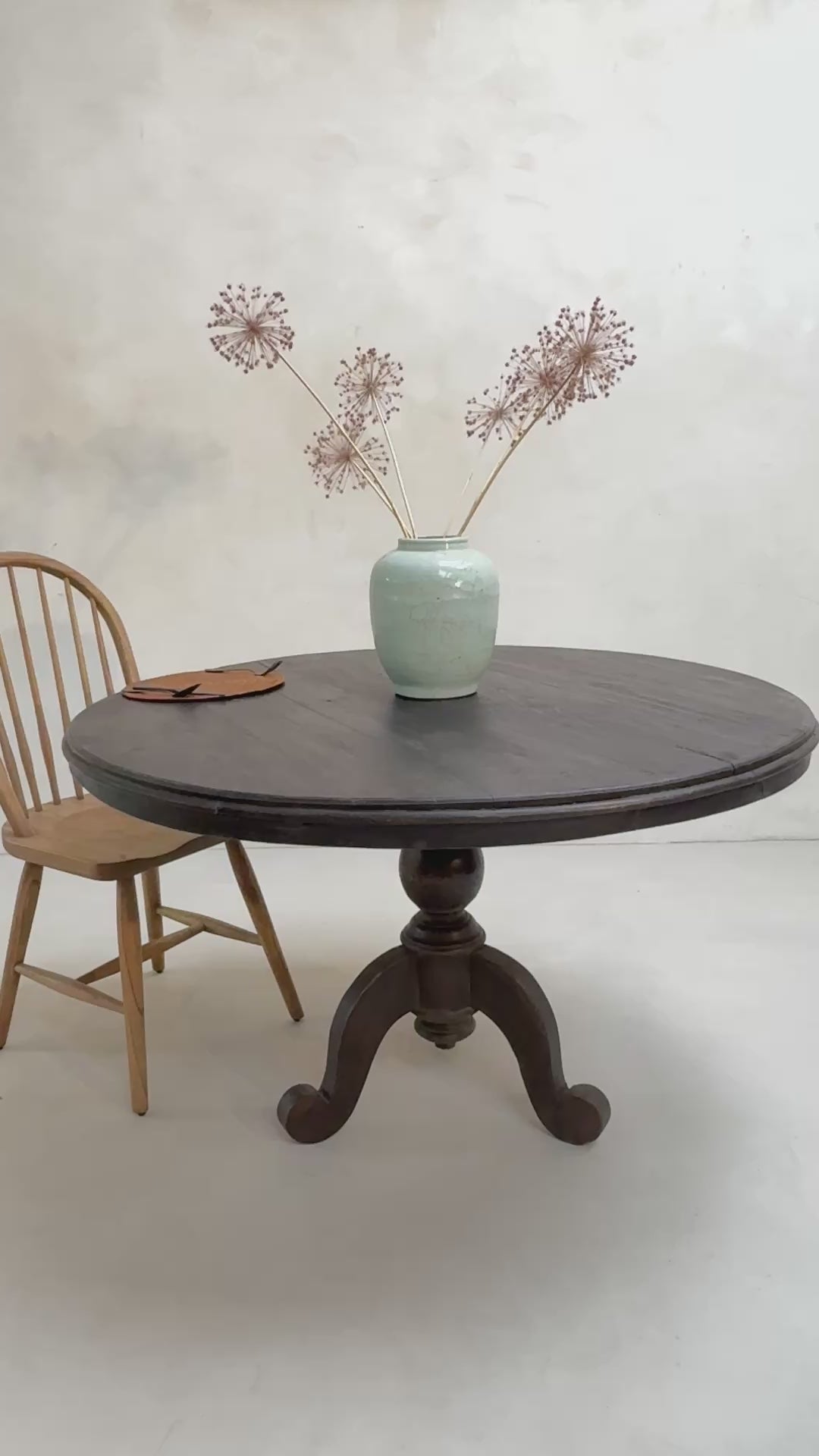 Antique Round Entrance Hall Table Cecily