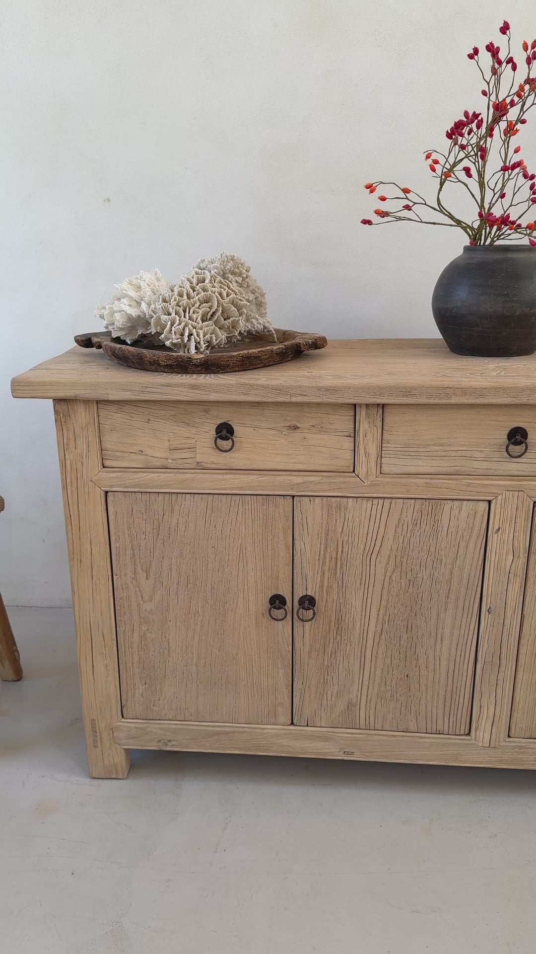 Rustic Reclaimed Elm Cabinet | Milton