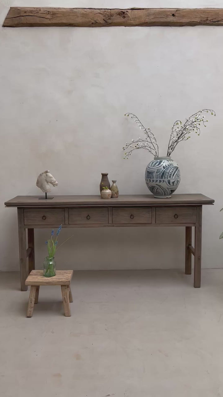 Large Antique Console Table Fenella