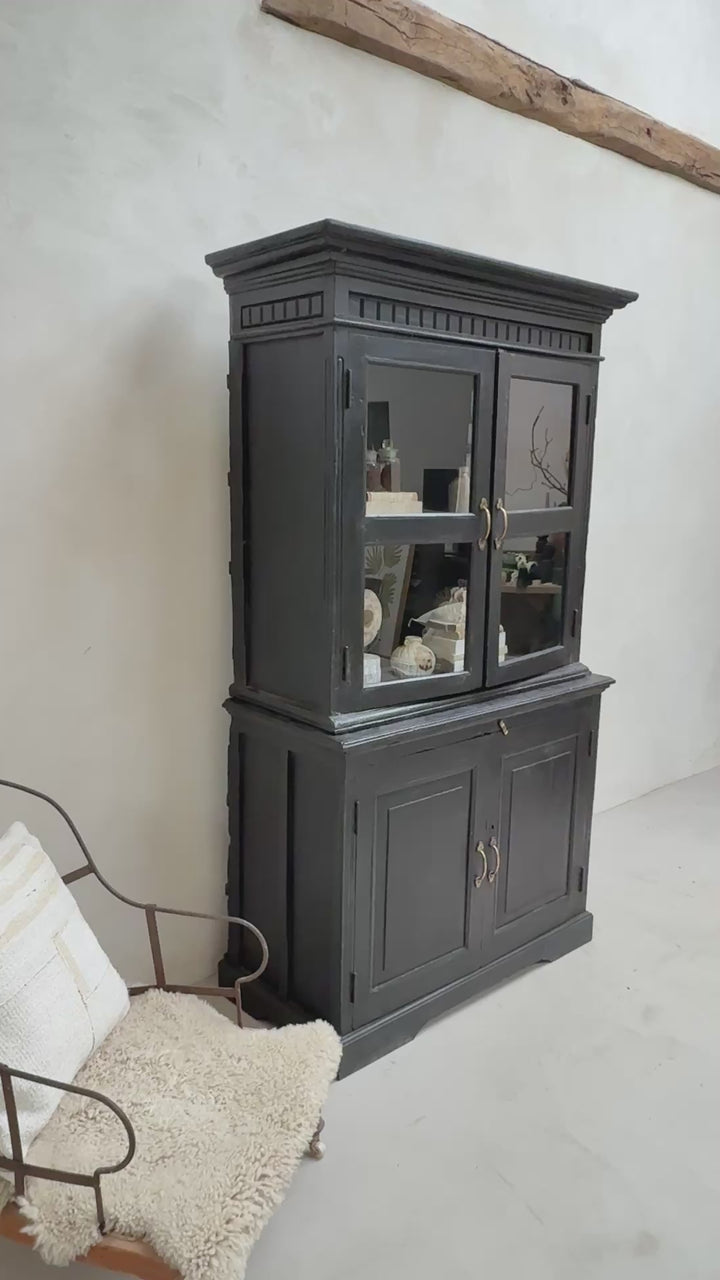 Antique glazed Cabinet Benson