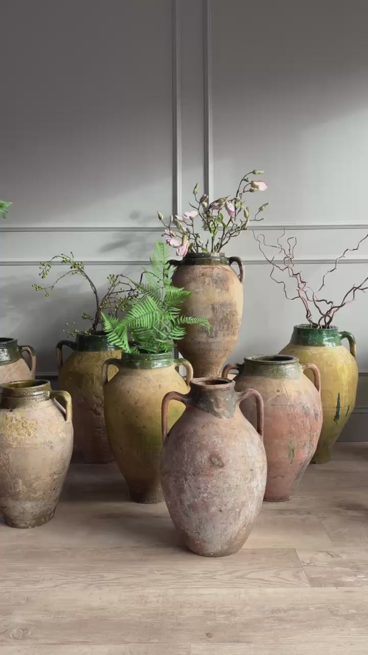Large Antique Urns | Olive 