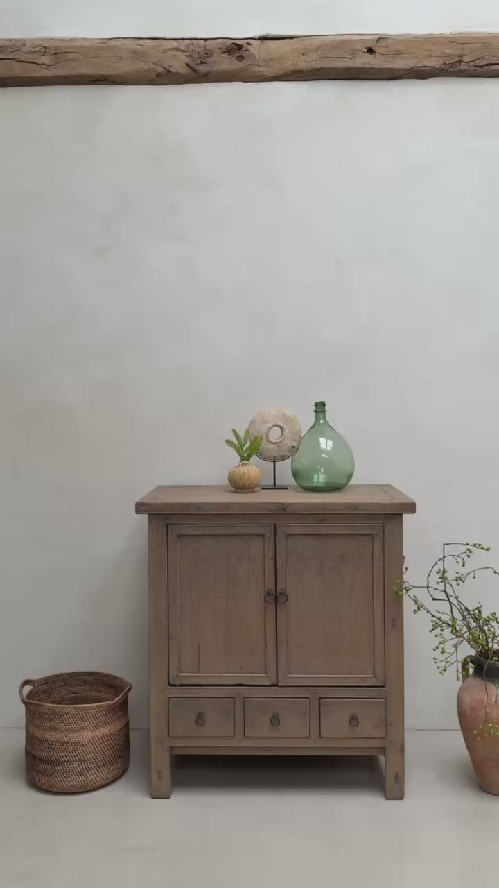 Antique Elm Cupboard Canford