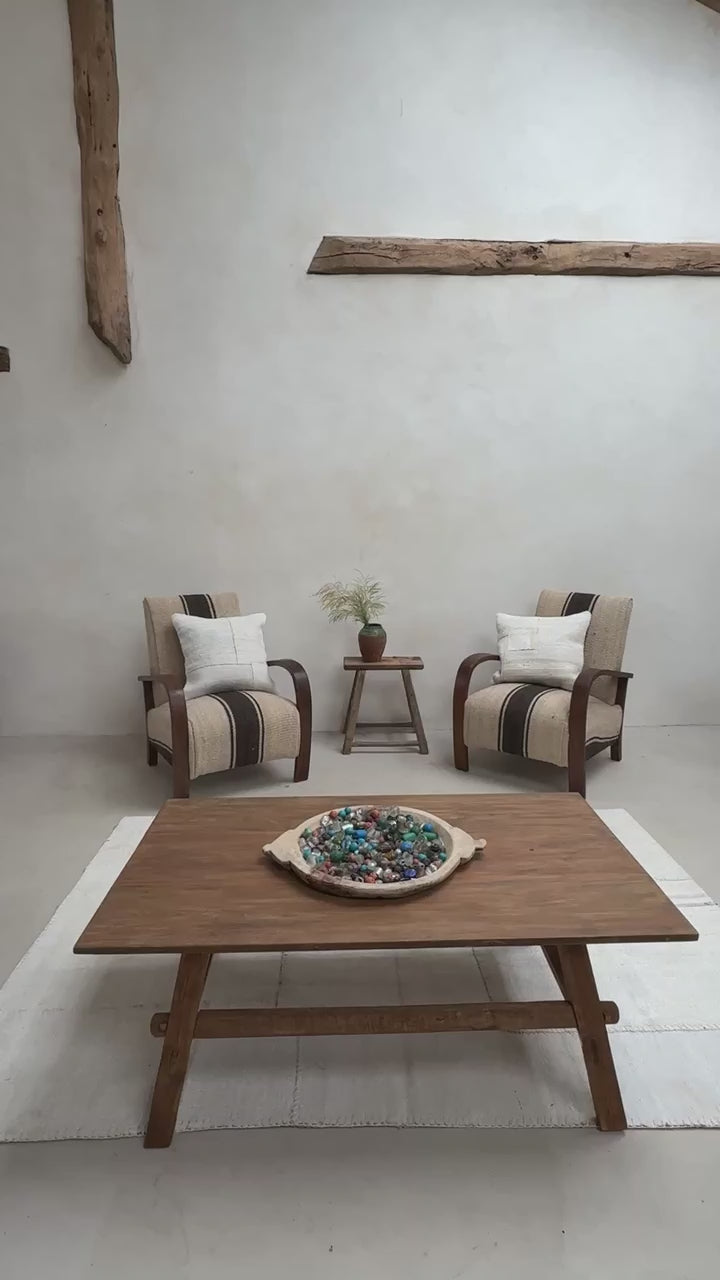 Antique Handwoven Haik Armchair