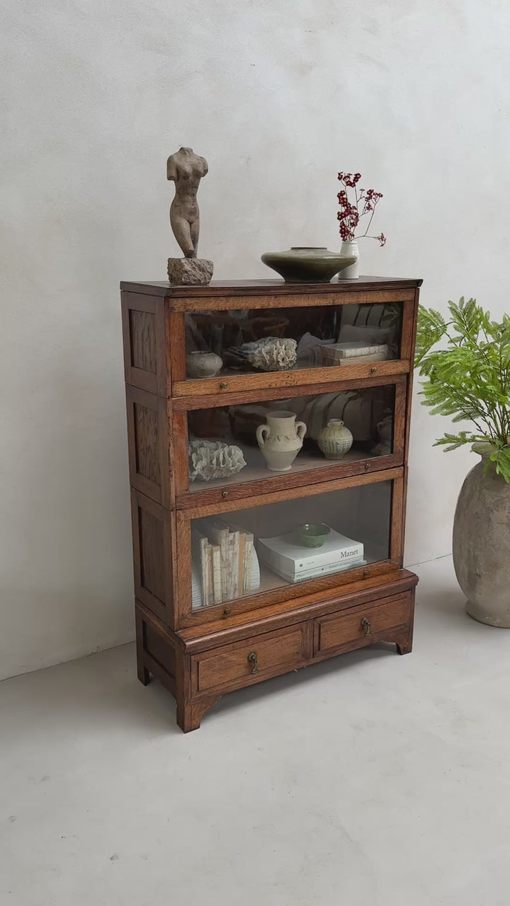 Antique Globe Wernicker Glazed shelving Louvre