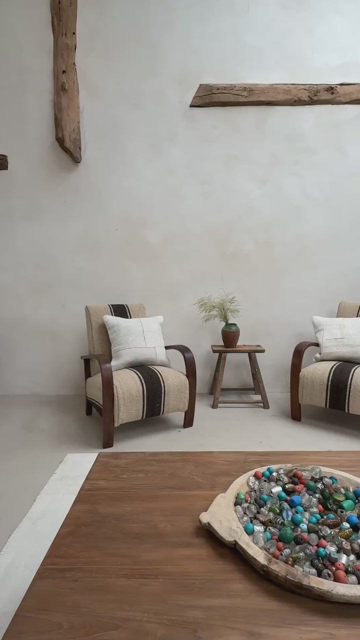 Antique Handwoven Haik Armchair