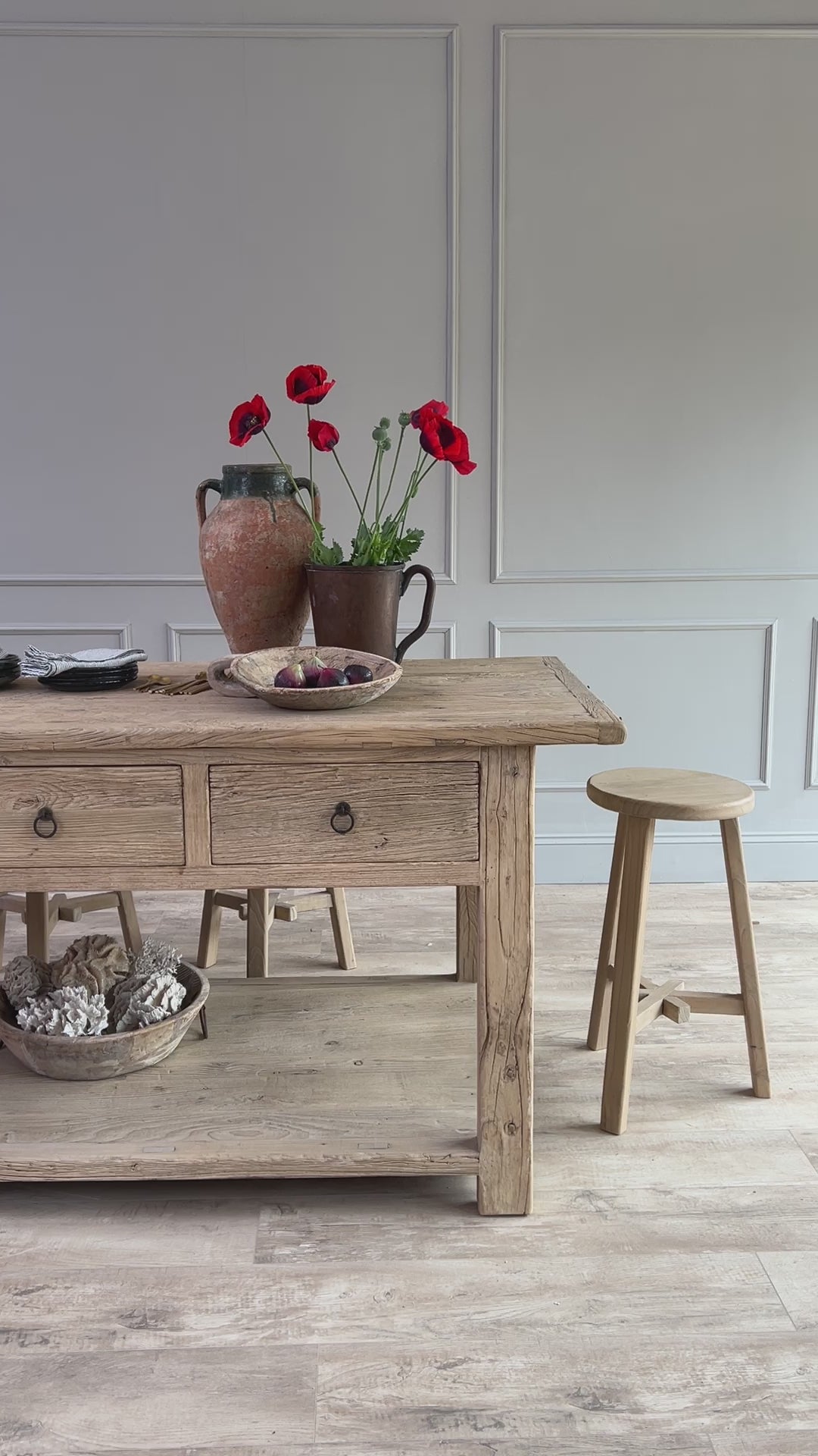 Reclaimed Kitchen Island Durham