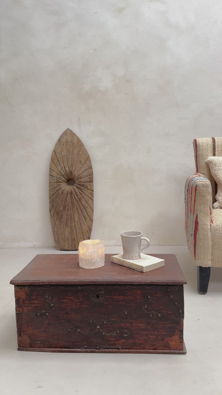 Small Antique Blanket Box | Violet