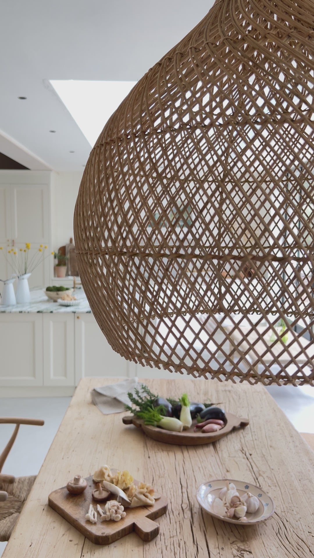Rattan Pendant Shade Small