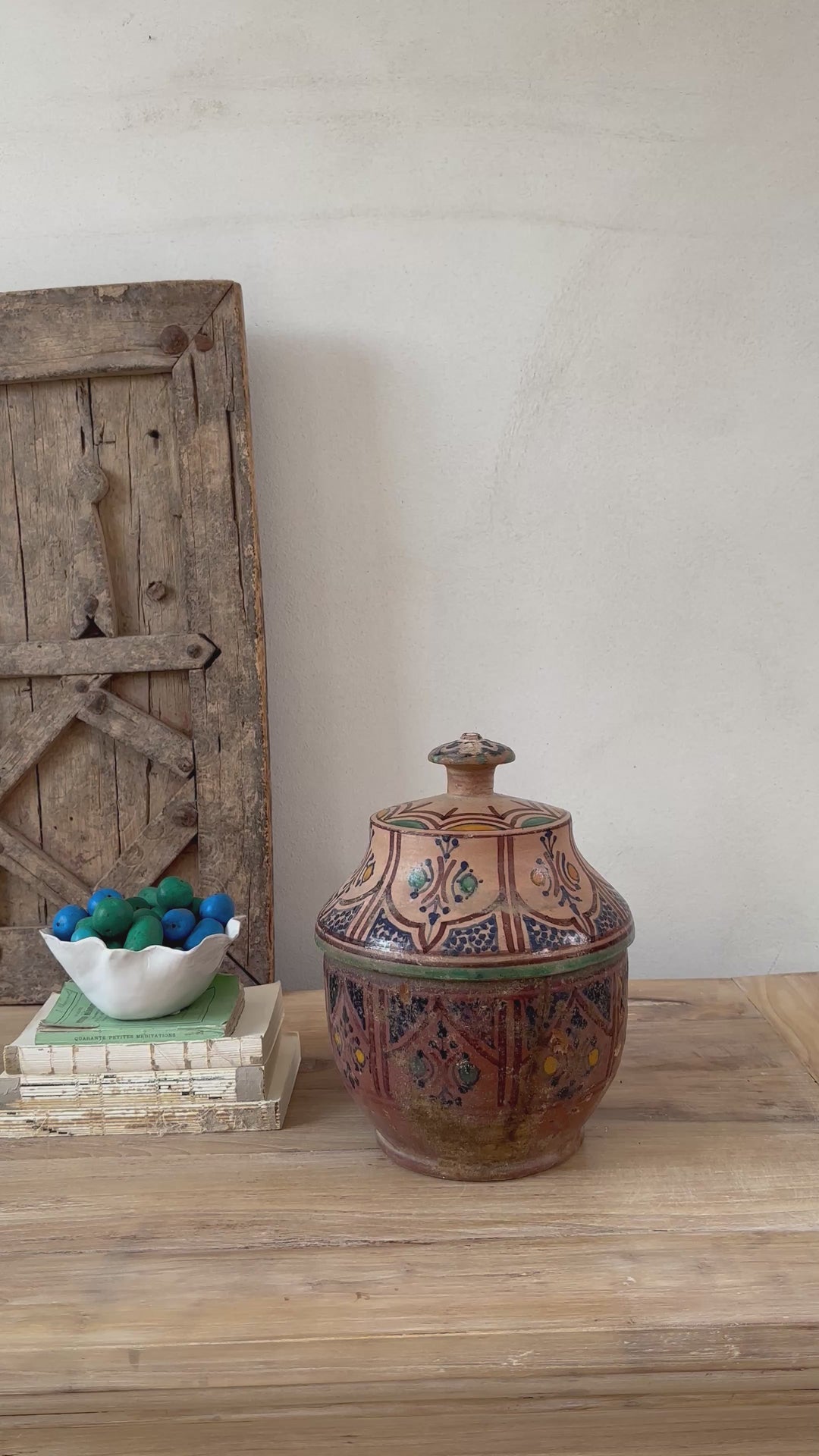Antique Moroccan Safi Jubbaha Pot | Zaman