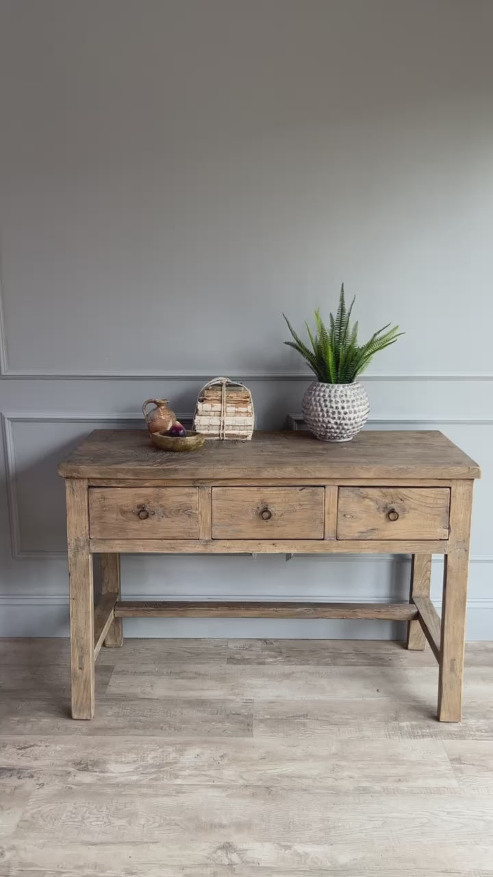 Unique Antique Console Table Harron