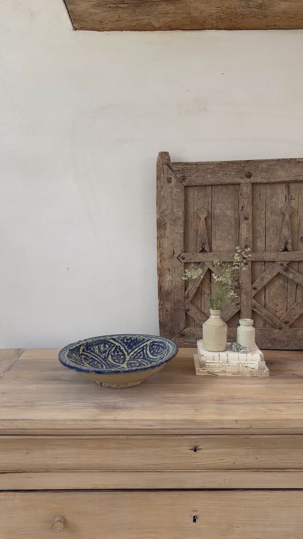 Antique Moroccan Safi Plate | Amina – Home Barn