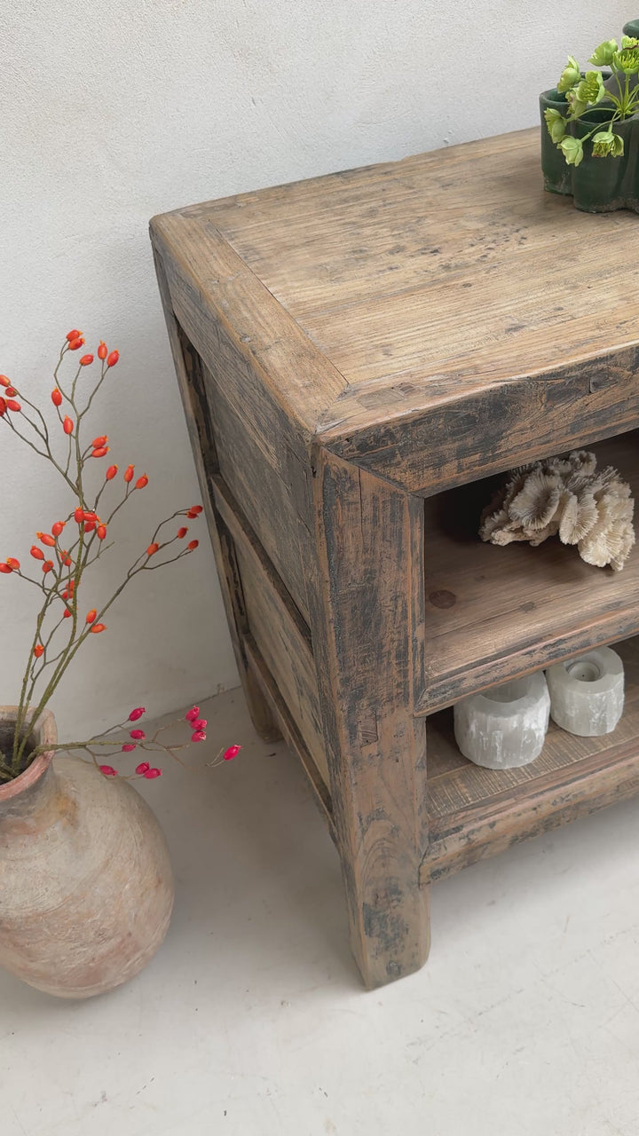 Antique Elm Sideboard Barlborough