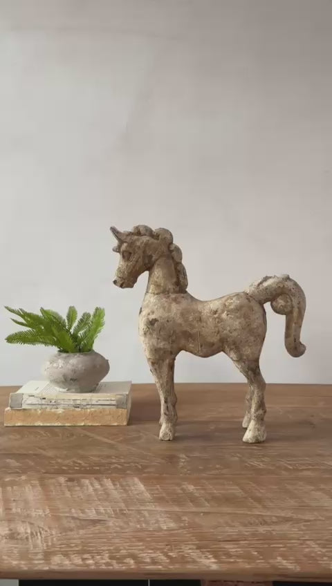 Rustic Primitive Wooden Horse | Atlas