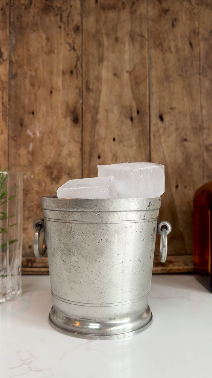 French Pewter Ice Bucket