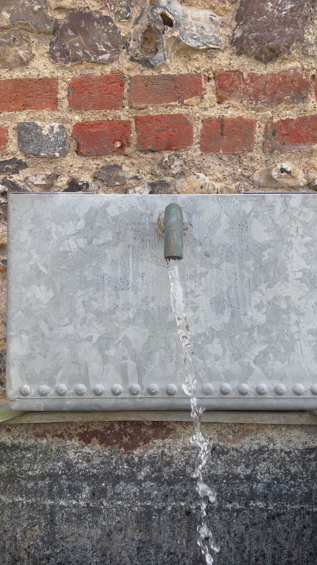 Vintage galvanised water tanks