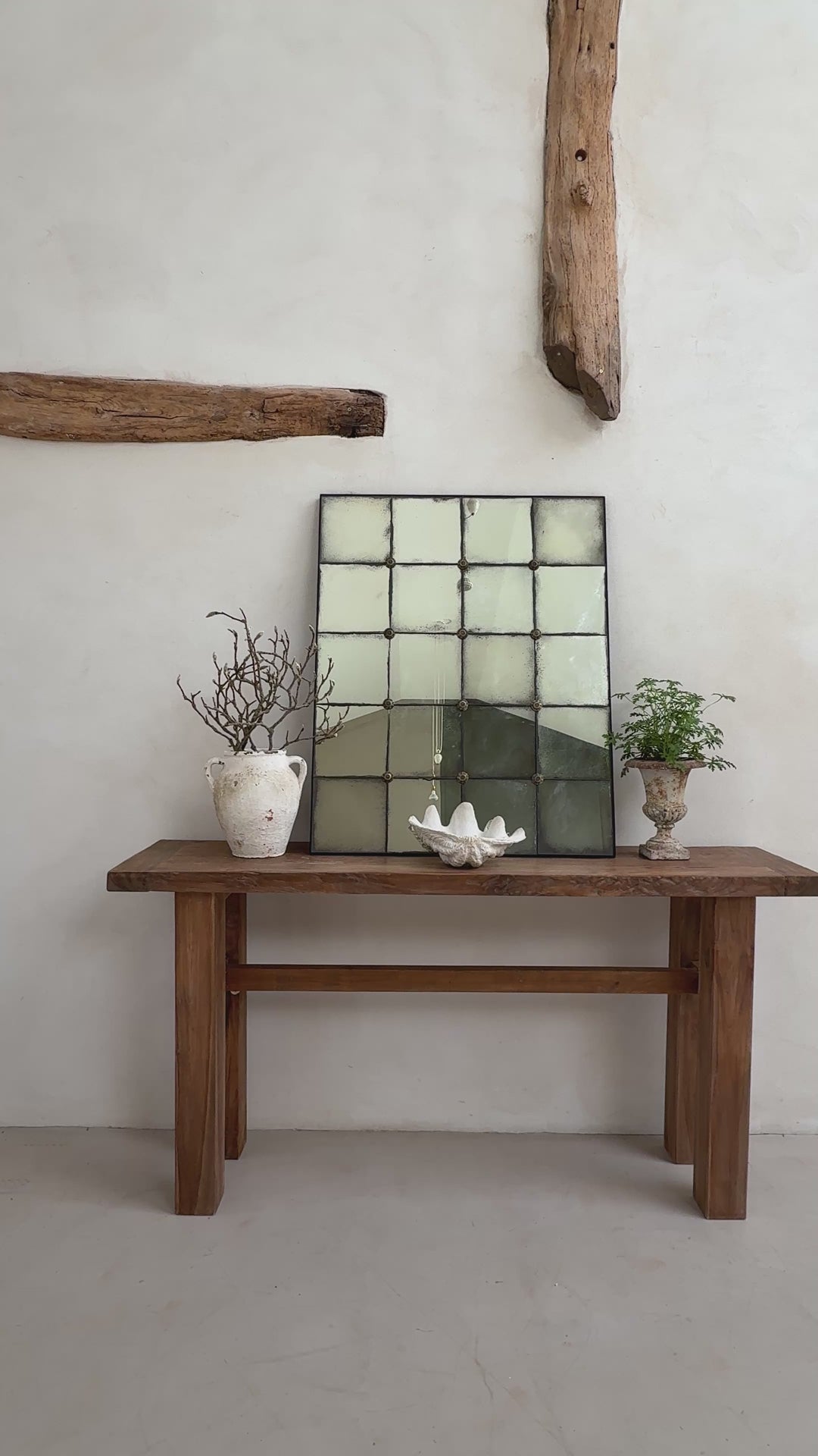 Leonora Large Window Mirror Lifestyle video
