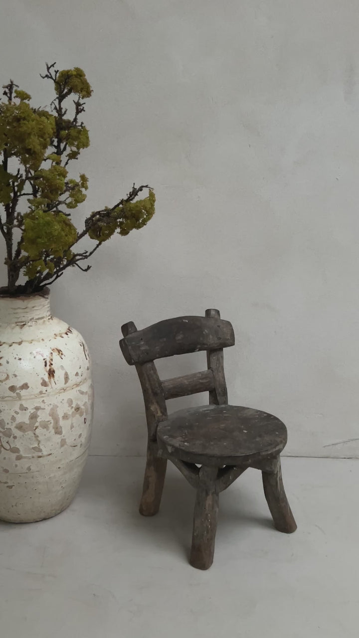 Mini antique wooden chair | Rafe