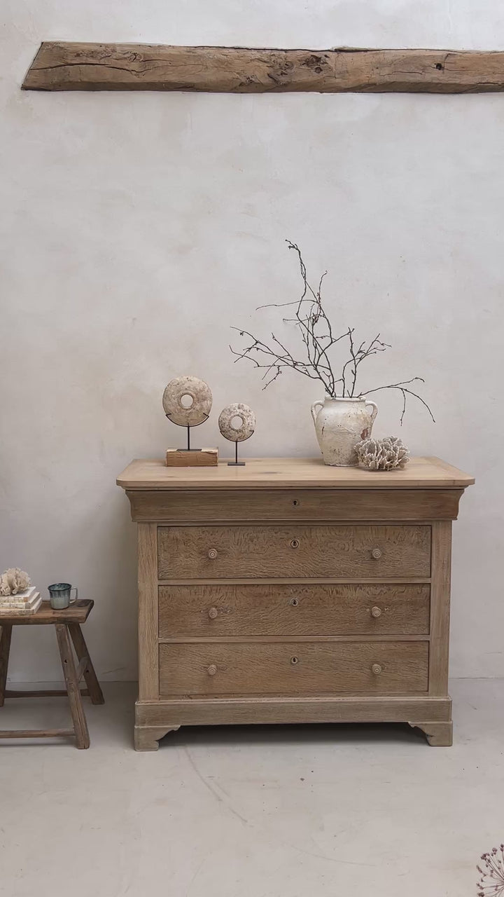 Antique French Oak Chest of Drawers Francois