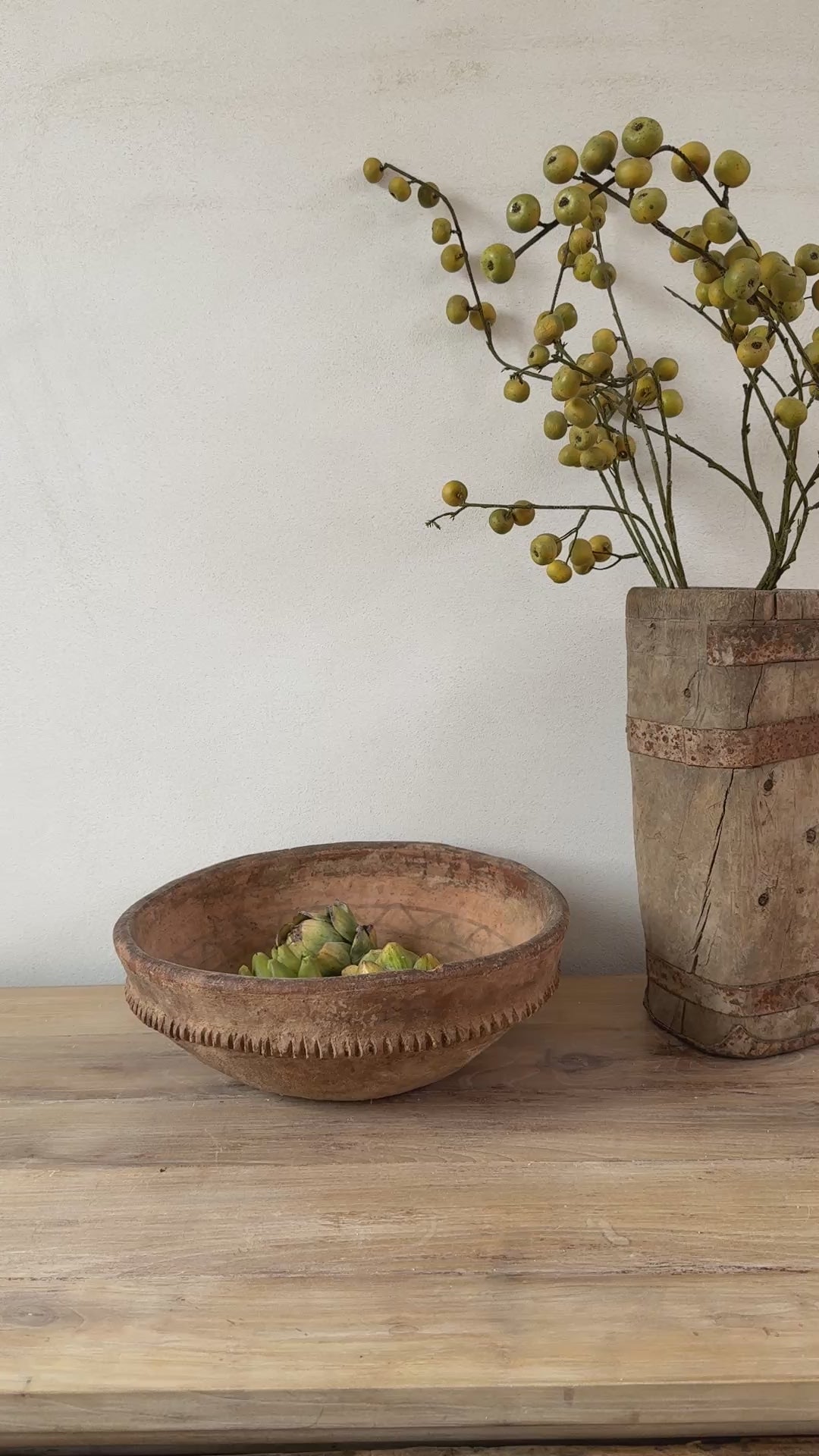 Large Antique Berber Bowls