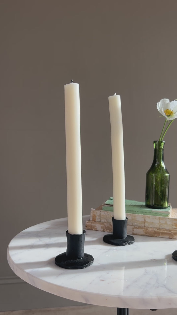Small Iron Candlestick Holder