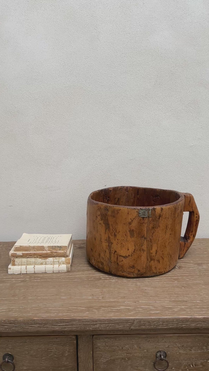 Vintage wooden Grain measure No:1