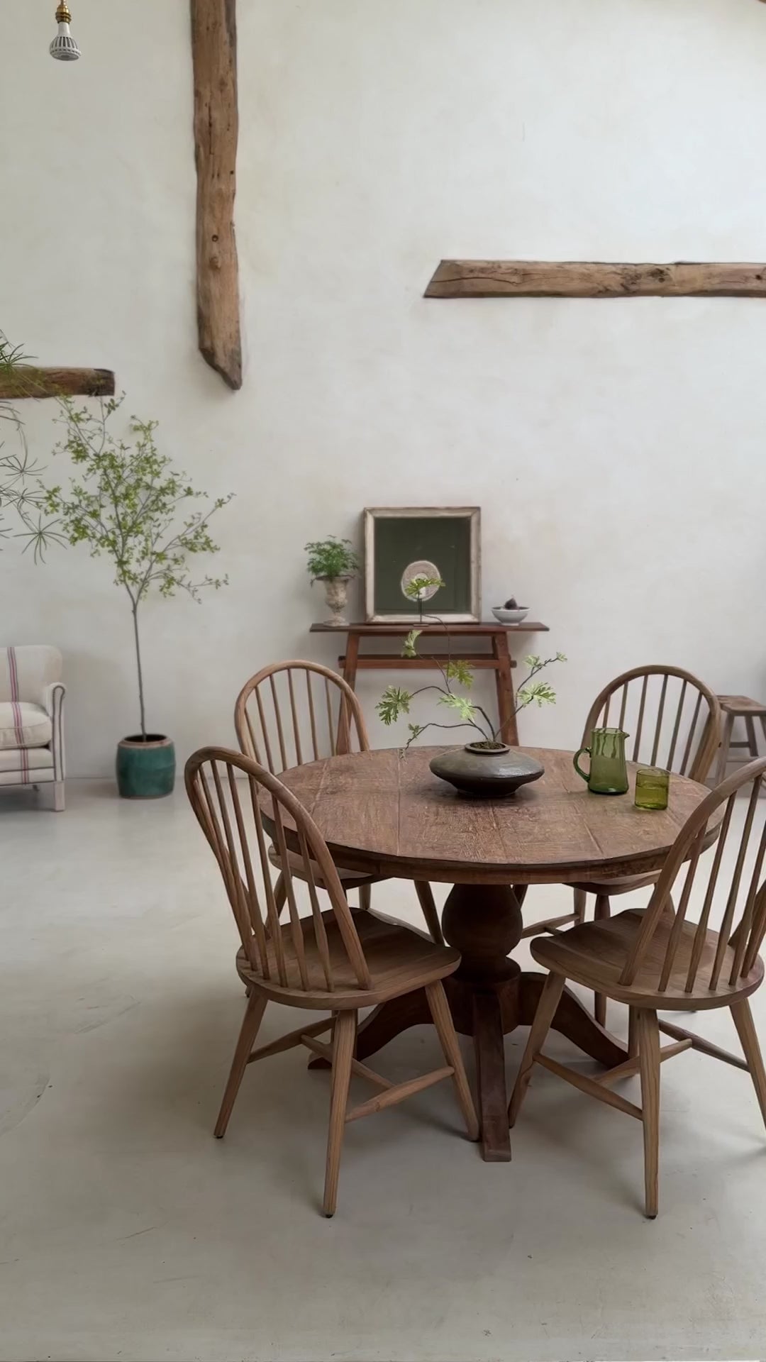 York Reclaimed Teak Round Dining Table | Solid Salvaged Teak