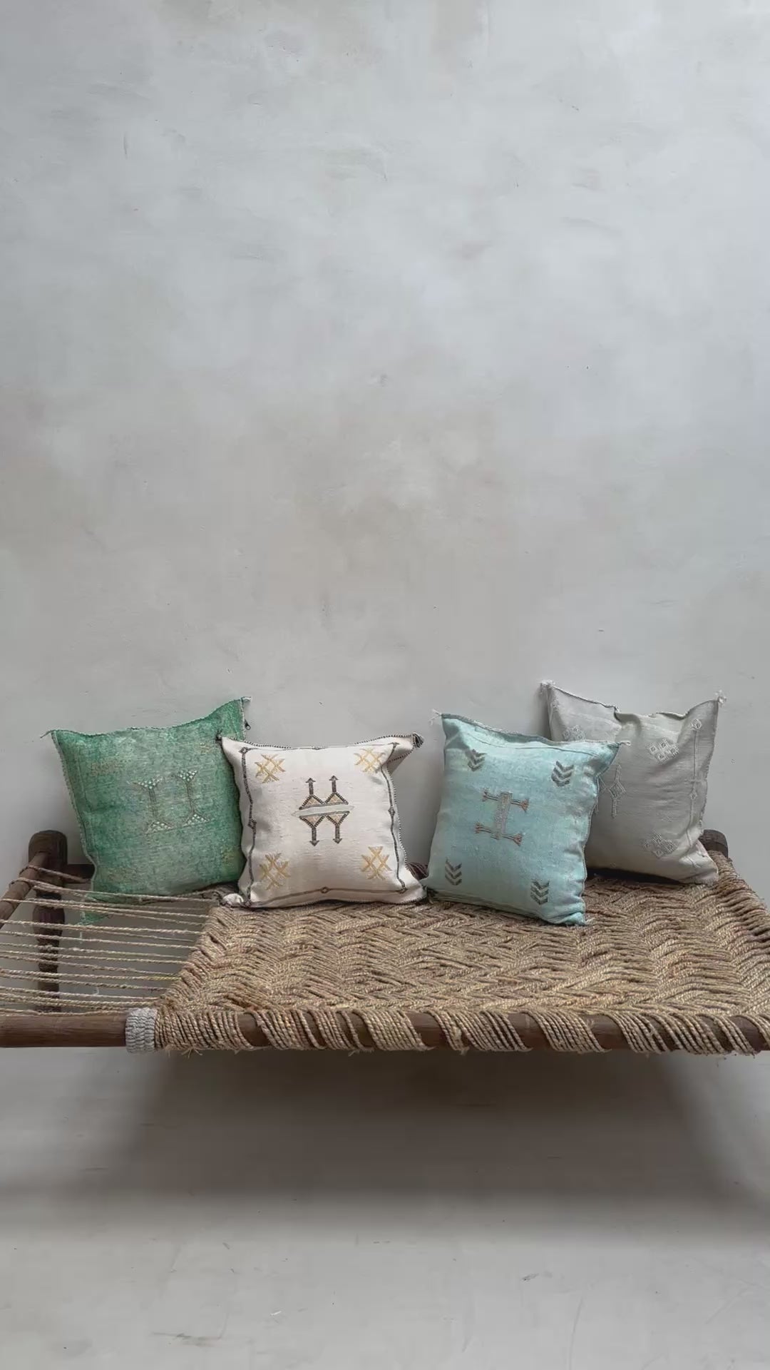 Moroccan Cactus Silk Cushion